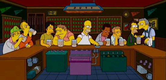 Ultima cena Homer Simpsons