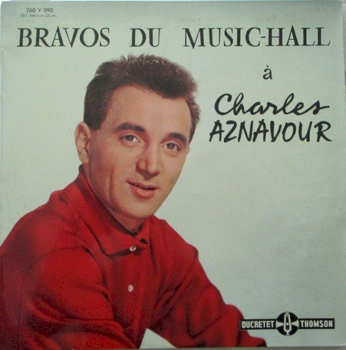 Copertina Bravos du music‐hall à Charles Aznavour