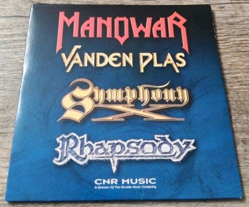 Copertina Manowar / Vanden Plas / Symphony X / Rhapsody