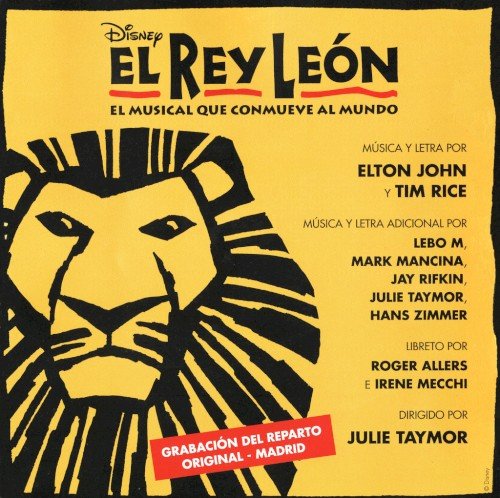 Copertina El Rey León
