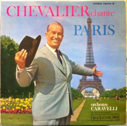 Copertina Chevalier chante Paris
