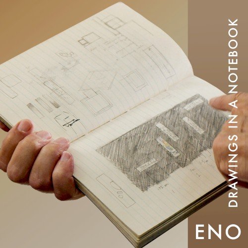 Copertina Eno: Drawings in a Notebook