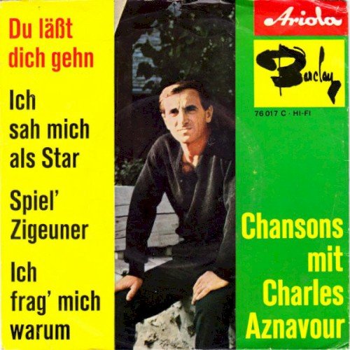 Copertina Chansons mit Charles Aznavour