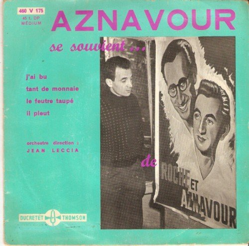 Copertina Aznavour se souvient de Roche et Aznavour