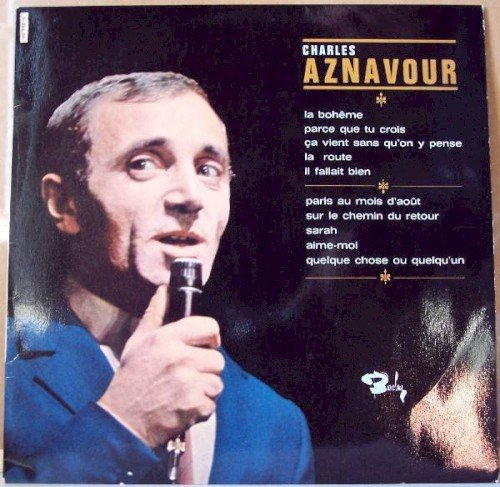 Copertina Charles Aznavour