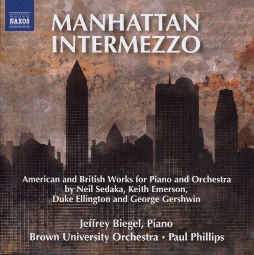 Copertina Manhattan Intermezzo: American and British Works for Piano and Orchestra