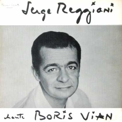 Copertina Serge Reggiani chante Boris Vian