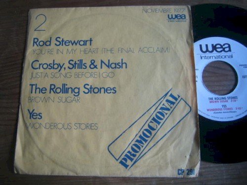 Copertina Rod Stewart / Crosby, Stills & Nash / The Rolling Stones / Yes