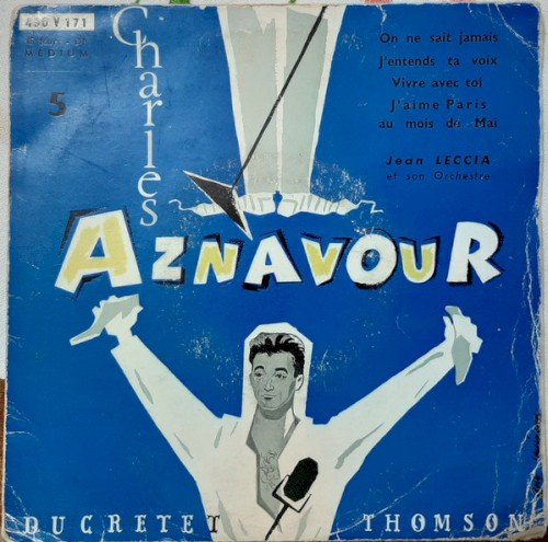 Copertina 5 : On ne sait jamais / J'entends ta voix / Vivre avec toi / J'aime Paris au mois de mai