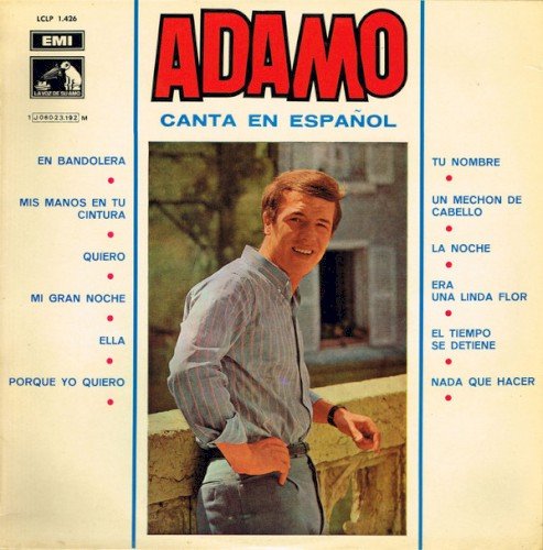 Copertina Adamo canta en español