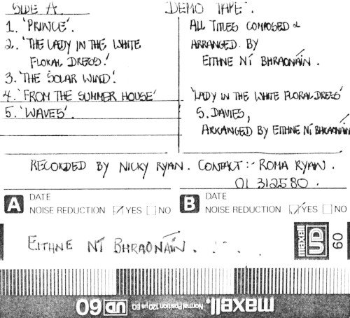 Copertina Demo Tape