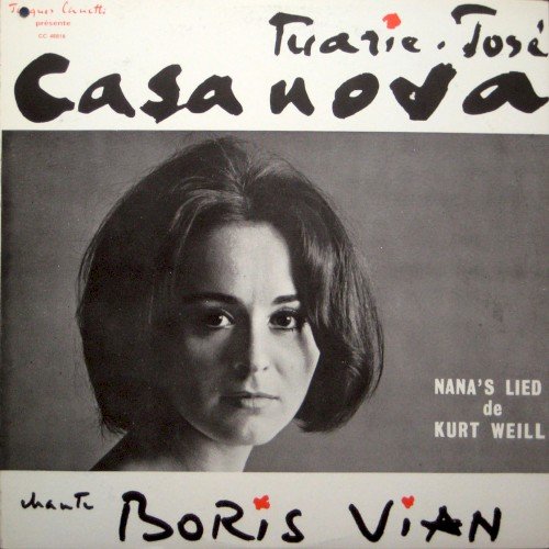 Copertina Marie-José Casanova chante Boris Vian