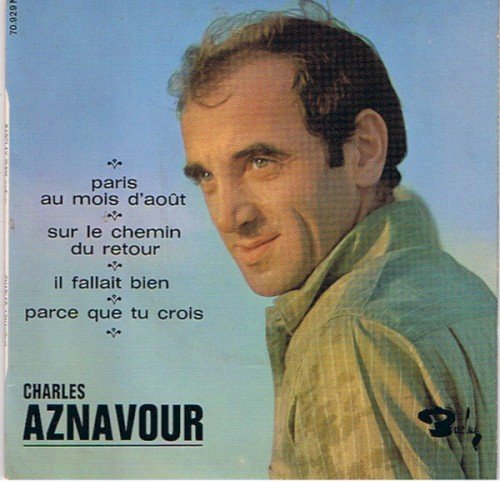 Copertina Charles Aznavour chante Paris au mois d’août